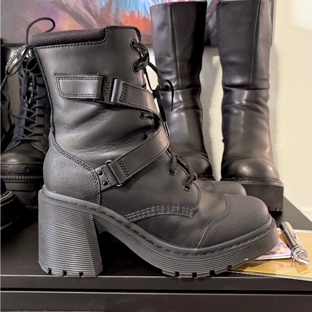 Dr. Martens Black Combat Boots